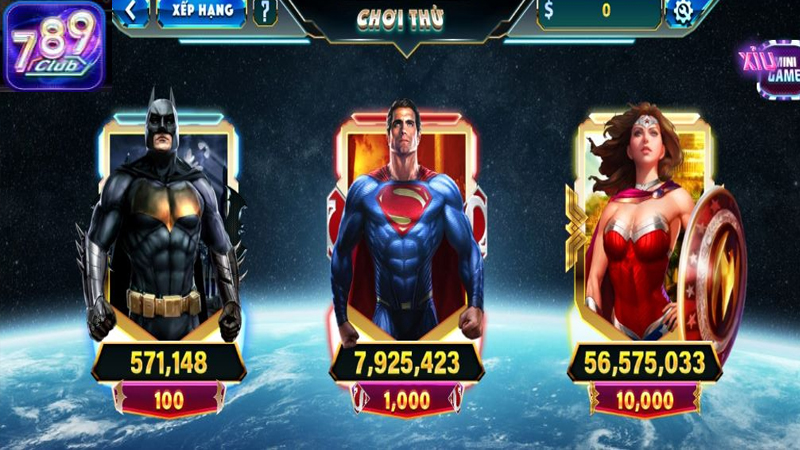 Justice League Slot 789Club mang đến một trải nghiệm giải trí tuyệt vời