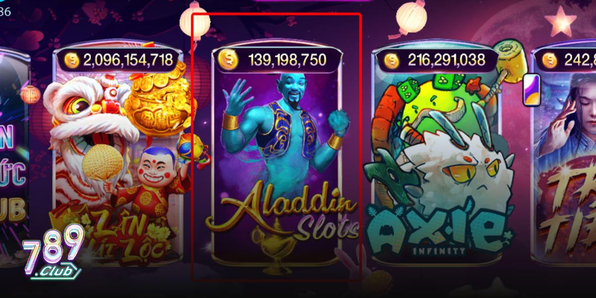 Aladdin Slots 789Club là lựa chọn hoàn hảo cho những ai yêu thích sự mạo hiểm