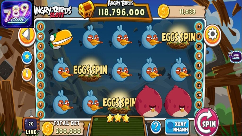Angry Birds Slot 789Club là một trò chơi huyền thoại