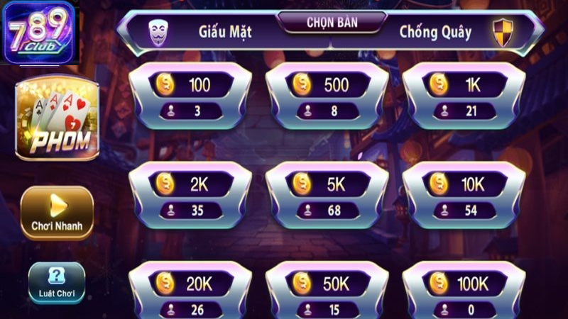 Phỏm 789Club hay còn gọi là Tá Lả