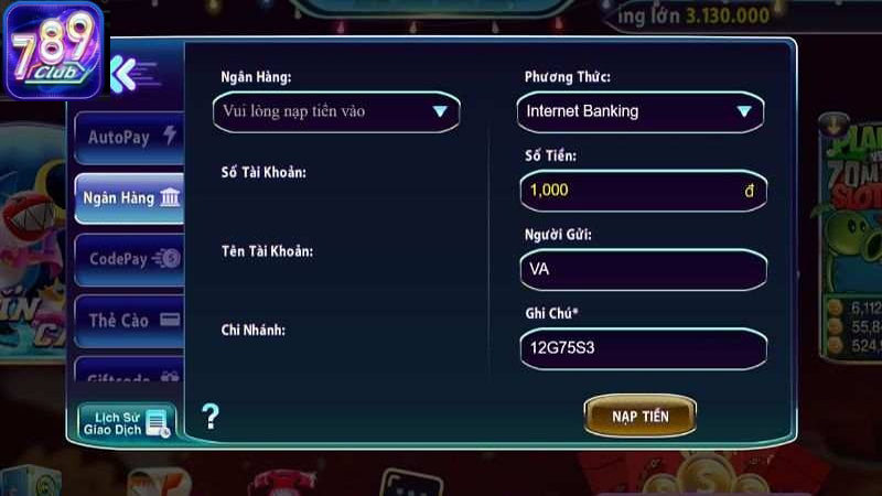 Các giao dịch rút tiền tại 789Club được xử lý nhanh chóng