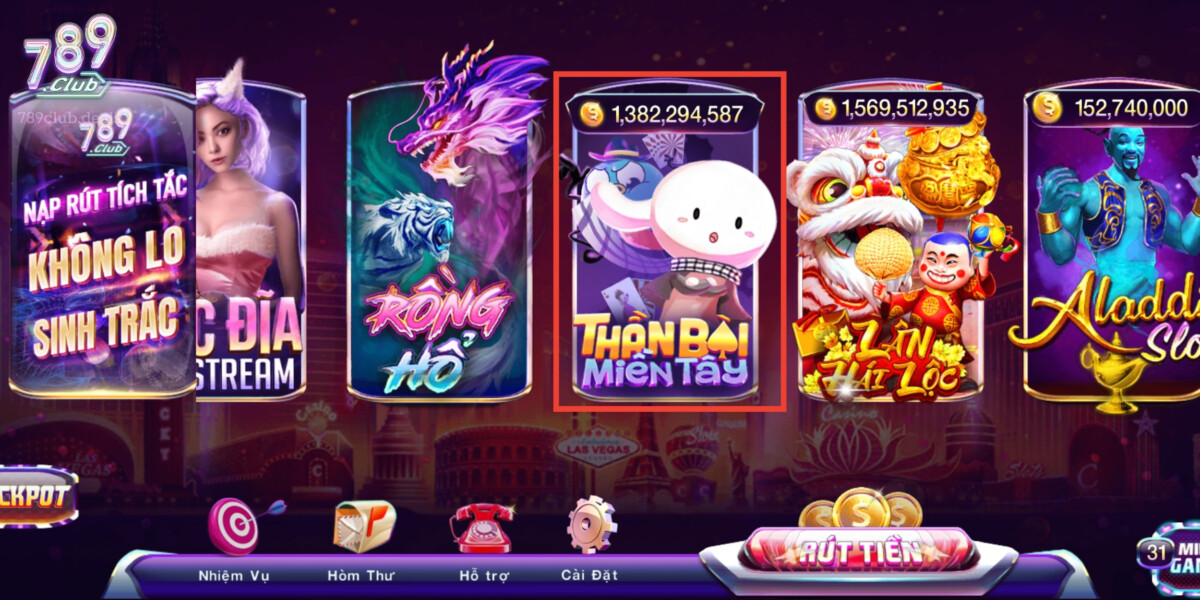 Thần bài miền Tây 789Club là một trong những tựa game bài đặc sắc